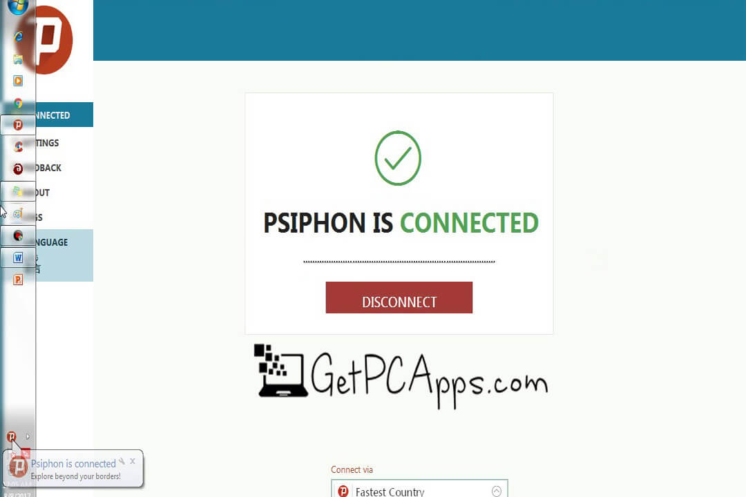 Download Psiphon 3 VPN Software For Windows PC [10, 8, 7] | Get PC Apps