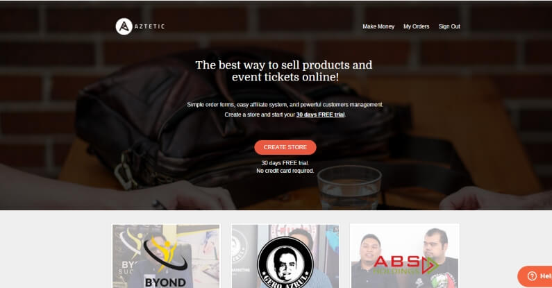 Platform Affiliate Malaysia Aztetic Frontpage