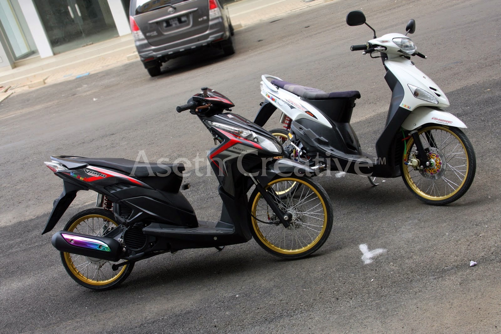 Vario Techno 110 Modifikasi Velg 17