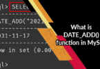 What is DATE_ADD() function in MySQL