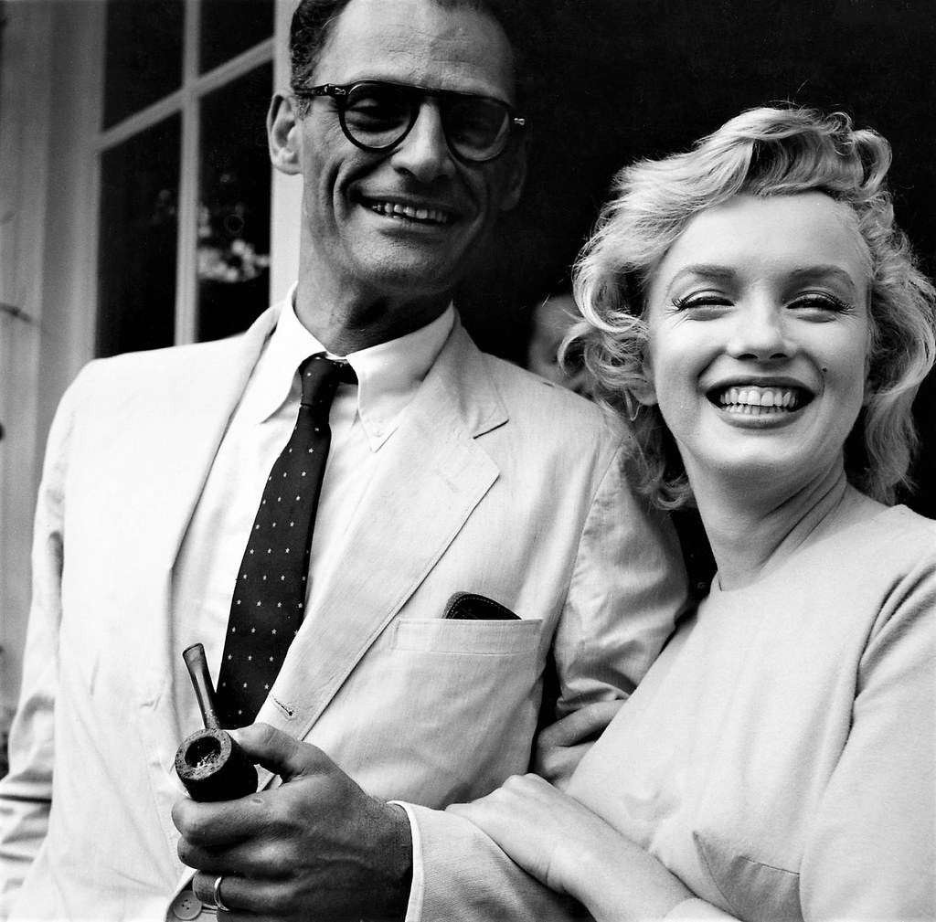 Resultado de imagen para Fotos de Marilyn Monroe, con Arthur Miller.