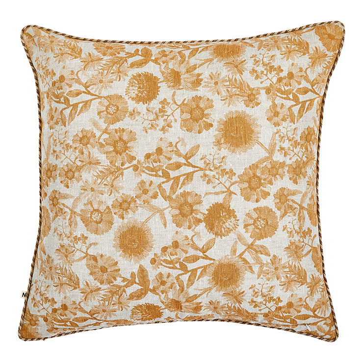 Mini Marigold 60cm Cushion Wheat Back