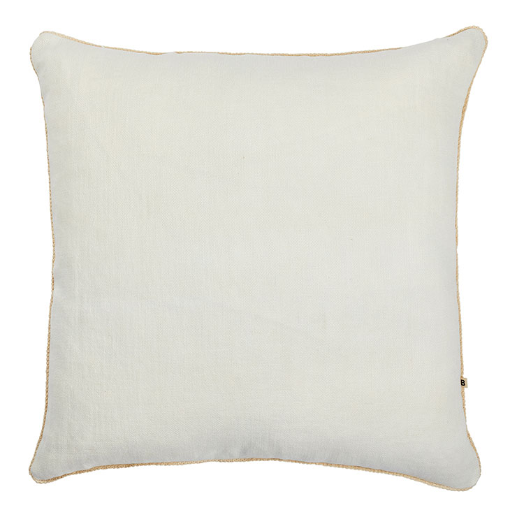 Linen 60cm Cushion White Front
