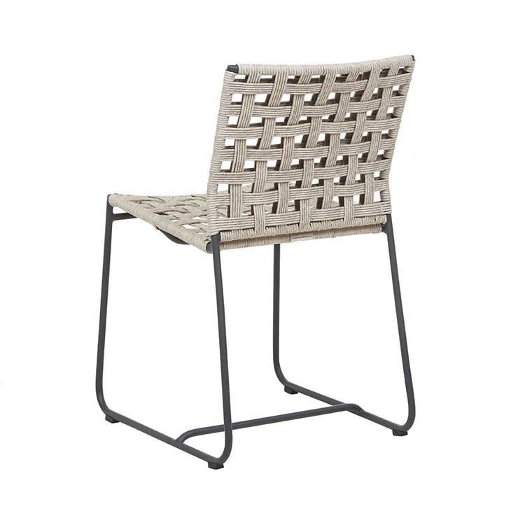 Marina Square Dining Chair Shell Graphite Back