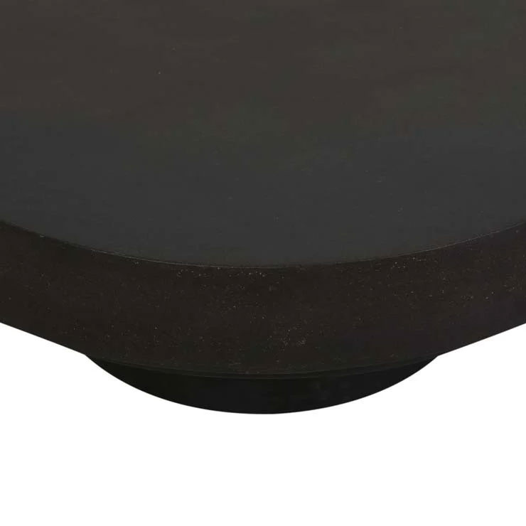 Mauritius Drum Coffee Table Black Detail