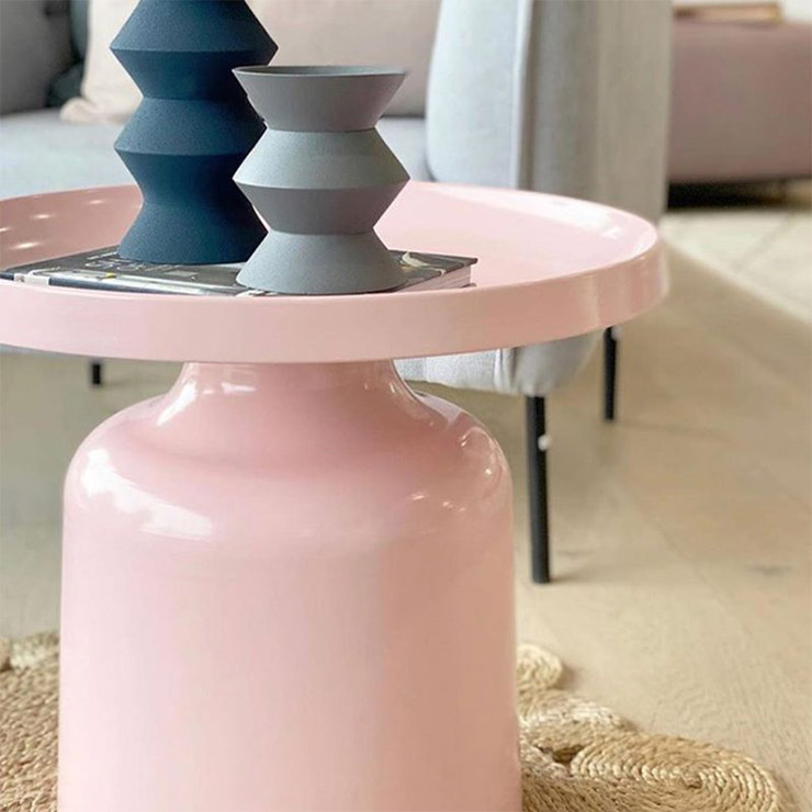 Allira Lulu Side Table Pink Insitu