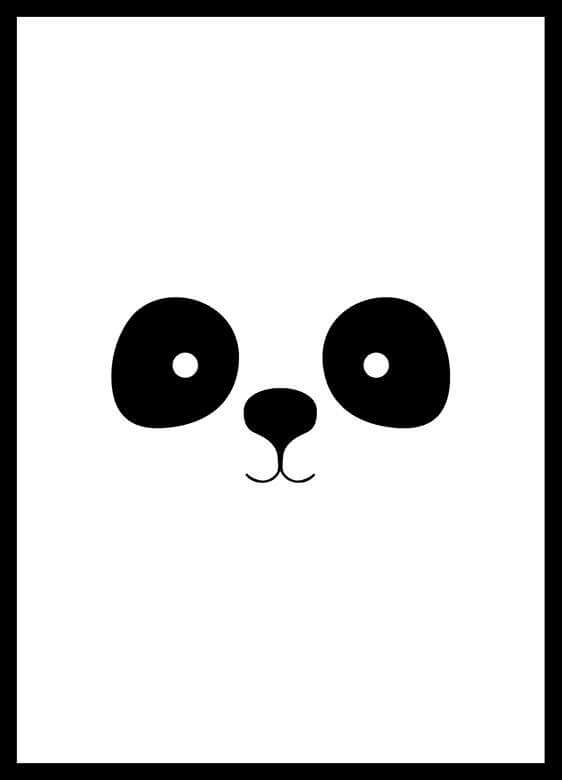 QUADRO INFANTIL PANDA decorativos