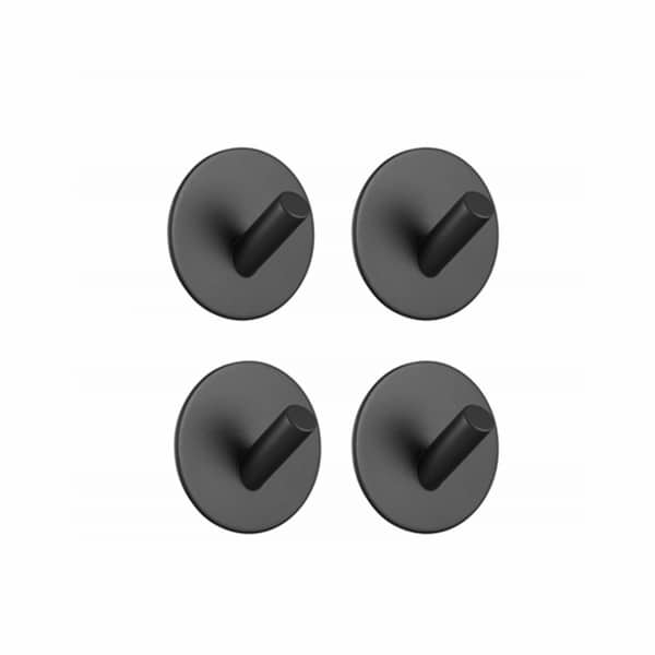 VDN-Stainless-Handdoekhaakjes-zwart-rond-zelfklevend-4stuks-8720165660032