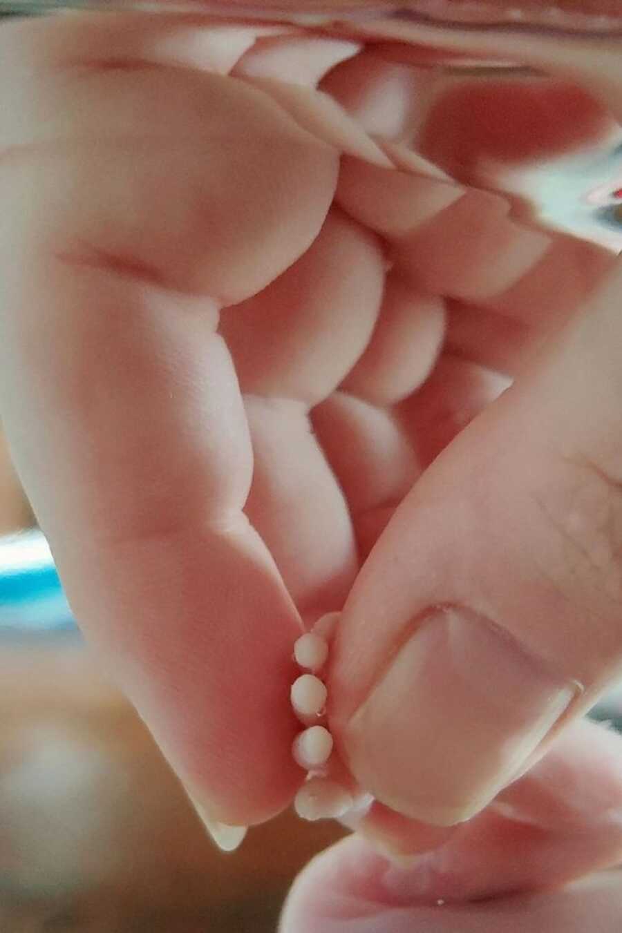 ‘I NEEDED this for my grieving process. It was the most incredible thing I’ve ever witnessed.’: Grieving mom uses saline bath to capture beautiful pictures of miscarried baby (4) ‘I NEEDED this for my grieving process. It was the most incredible thing I’ve ever witnessed.’: Grieving mom uses saline bath to capture beautiful pictures of miscarried baby (4)