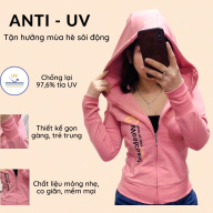 áo khoác chống nắng nữ chất liệu da cá thiết kế mỏng nhẹ với độ chống UV 97.6% - GIRLY STORE thumbnail