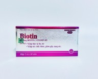 Viên uống bổ sung Biotin, Vitamin B5 giúp tóc chắc khỏe, giảm gãy rụng tóc, bảo vệ da tóc - Hộp 20 viên - Viên uống bổ sung Biotin, thumbnail