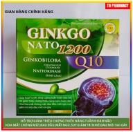 [ Hôp 100 viên] VIên uống bổ não Ginkgo Natto 1200mg - France Group - Giúp tăng cường lưu thông máu não, hỗ trợ giảm di chứng sau tai biến mạch máu não thumbnail