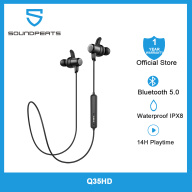 Tai nghe SoundPeats Q35 HD, Tai nghe không dây Bluetooth 5.0, tai nghe thể thao chống nước IPX8 có sạc từ tính APTX HD 14 giờ chơi thumbnail