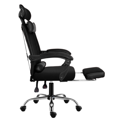 [hcm]gym-ghế gaming văn phòng mẫu b300 black chân xoay 360 độ có gác chân ngả 135 độ mới 2022 9