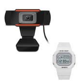 (Tặng đồng hồ C sio miễn phí)Webcam 1080P 30fps Web Cam AF Chức Năng Lấy Nét Tự Động Máy Ảnh Web Với Microphone Máy Ảnh Web Cho PC Usb Camera Webcam Full Hd 1080P Webcam