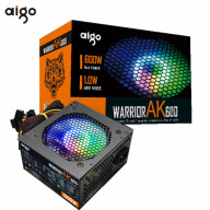 Aigo AK 600W PC PSU Power Supply unit 80plus Black Gaming Quiet 120mm rgb Fan 24pin 12V ATX Desktop computer Power Supply BTC thumbnail