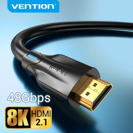 8K HDMI Vention HDMI Cable 2.1 Laptop to TV 8K HDMI to HDMI Cable 4K 120Hz 3D Ultra HD High Speed 48Gbps HDMI 2.1 Cable for Monitor PC PS4 Project Switch Audio Video Sync 8K HDMI 2.1 thumbnail
