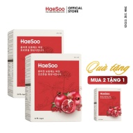 Collagen hồng sâm lựu đỏ trẻ hoá da HaeSoo Combo mua 2 tặng 1 thumbnail