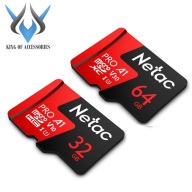 Thẻ nhớ microSDXC Netac Pro 32GB 64GB U3 4K V30 98MB s - chuyên camera, máy quay và điện thoại (Đỏ) thumbnail