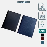 Ví mini cầm tay da Saffiano cao cấp nhập khẩu đựng thẻ và namecad nhỏ gọn và thời trang DONARDO thumbnail