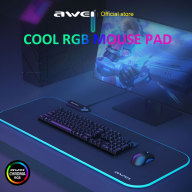 Awei MD-1 RGB Gaming Mouse Pad Large Size Colorful Luminous for PC Computer Desktop 7 Colors LED Light Desk Mat Gaming Keyboard pad thumbnail