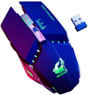 [HCM]Chuột chuyên Game không dây pin sạc FreeWolf X11 - Led 7 màu tự chuyển (Màu ngẫu nhiên) - Phụ Kiện 1986 thumbnail