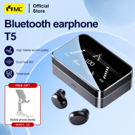 MC T5 Tai nghe không dây Bluetooth thời trang có tráng gương chống nước thể thao điều khiển cảm ứng dùng micro thumbnail