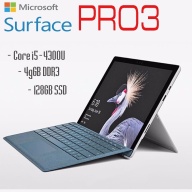 Máy tính bảng 2 tronng 1 Surface Pro 3 Core i5-4300U 8gb Ram 256gb SSD 12inch Full HD cảm ứng kèm bàn phím thumbnail