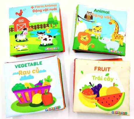 Sách vải cho bé thương hiệu Bé heo Sữa sản xuất tại Việt Nam 3
