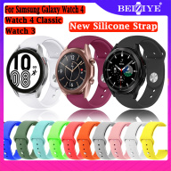 Vòng đeo tay thể thao silicon mới 20mm 22mm cho đồng hồ thông minh Samsung Galaxy Watch 4 4 Classic Watch 3 41mm 45mm Beiziye - INTL thumbnail