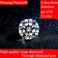 Sản Xuất Thật 100% Tại Hoa Kỳ Motang Diamond D Color VVS Đá Tinh Khiết Lỏng Moissanite Quà Tặng Lễ Tình Nhân Đám Cưới, Để Làm Đồ Trang Sức thumbnail