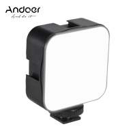 Andoer Đèn LED Video Mini, Nhiếp Ảnh Fill-In Đèn 6500K Thay Đổi Độ Sáng 5W Với Bộ Chuyển Đổi Gắn Giày Lạnh Dành Cho Máy Ảnh DSLR Canon Nikon Sony thumbnail