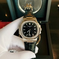 [ Video ]-[ Mua 1 Tặng 1 ] Đồng hồ nam cao cấp đồng hồ namPaek philippe05310 Nautilus-máy cơ-dây da-size 40mm-Full Box-luxury Diamond Watch-[ Thu cũ đổi mới ] thumbnail