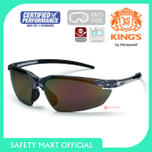 Kính bảo hộ thời trang Kings KY717 tráng bạc, chống xước, chống đọng sương, chống bụi bảo vệ mắt cao cấp