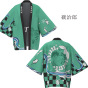 Áo khoác kimono dệt lông vũ xung quanh lưỡi kiếm hoạt hình ma quái bộ đồ ngủ áo choàng tắm kiểu 2 chiều 5