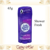 Lăn Khử Mùi Nữ Lady Speed Stick Invisible Dry Shower Fresh - 65g - Tím.