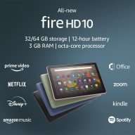 Máy tính bảng Fire hd 10 mới nhất năm 2021 bảo hành 1 năm tặng kèm kính cường lực xịn xò thumbnail