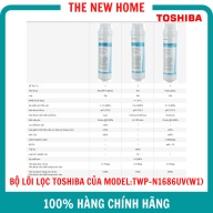 Lõi Lọc Nước Toshiba - Phù Hợp Thay Thế Lõi Model TWP-N1686UV(W1) TWP-N1843SV(T) - Hàng Chính Hãng thumbnail