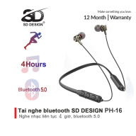 Tai Nghe Bluetooth Quàng Cổ PH-16 chính hãng SD DESIGN Kiểu Dáng Thể Thao Chống Ồn Bảo Hành 1 năm thumbnail