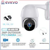 EVKVO (Bộ Đổi Nguồn Miễn Phí) Camera Analog AHD 2.0MP 1080P CCTV Camera PTZ Ngoài Trời Hệ Thống An Ninh Vòm Tốc Độ Camera Giám Sát Chống Nước Nghiêng 30M thumbnail