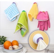 Móc Kẹp dính tường móc treo khăn lau tay nhà bếp tiện dụng thumbnail