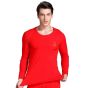 Bộ đồ lót nam năm bản mệnh trang phục cưới nữ áo thu cotton màu đỏ to giữ ấm mẫu mỏng quần thu năm hổ 9