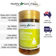 Mầm đậu nành Super Lecithin Healthy Care Úc 1200mg 100 viên - Tăng kích thước vòng 1 tự nhiên an toàn thumbnail