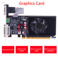 Sunflower Desktop Graphics Card GT730 2G DDR3 64Bit Video Graphics Card Gaming Computer thumbnail