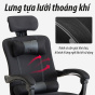 [hcm]gym-ghế gaming văn phòng mẫu b300 black chân xoay 360 độ có gác chân ngả 135 độ mới 2022 5