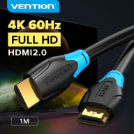 Vention Dây cáp HDMI 2.0 4K High Speed HDMI Male to Male 2.0 Cable Monitor Video Cable with 3D 4K 60Hz cáp HDMI kết nối tivi 1M 2M 3M 5M 10M for HDTV LCD Projector Laptop PS3 PS4 Switch HD HDMI 2.0 Cable thumbnail