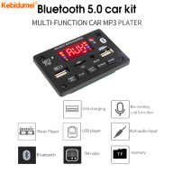 Kebidumei Bảng Giải Mã Bluetooth 5.0 12V Bộ Khuếch Đại Máy Nghe Nhạc MP3 2X3W, Mô-đun Radio USB TF FM Có Cổng Sạc USB thumbnail