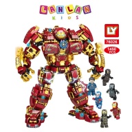 Đồ chơi lắp ráp [Mã 12LSSALE giảm 100 đơn 50k] Đồ chơi lego Hulkbuster Iron man nhiều kích thước LANLAN KIDS lắp ráp mô hình người sắt thumbnail