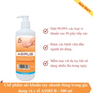 Nước rửa tay khô sát khuẩn y tế ASIRUB chai tròn 500ml [CHÍNH HÃNG] thumbnail