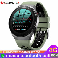 Đồng hồ thông minh âm nhạc LEMFO MT3 Thẻ nhớ 8G Bluetooth Chức năng ghi âm cuộc gọi Thông tin nhắc nhở Đồng hồ thông minh thể thao Vòng đeo tay cho nam Android IOS thumbnail